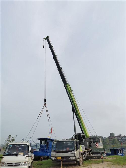 旅顺口区桥梁建设吊装案例